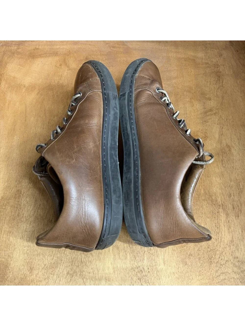 Thursday Boots Co. Everyday Low Top Shoes Sneakers Brown Leather Mens Size 9.5